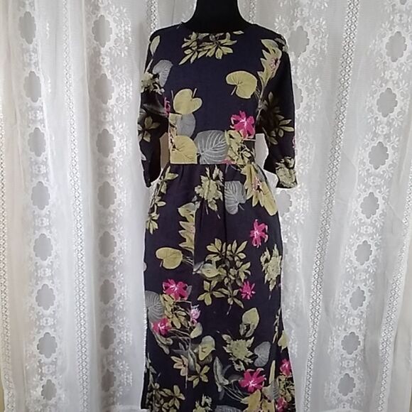 ZANZEA FASHIONS 100%COTTON WOMEN'S FLORAL DRESS SIZE, - Picture 3 of 12